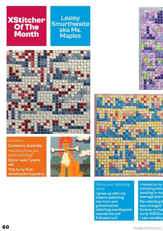 Коллекция вышивки в журнале «XStitch Magazine №29 2024»