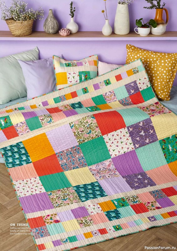 Коллекция проектов для рукодельниц в журнале «Love Patchwork & Quilting №150 2025»