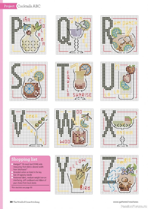 Коллекция вышивки в журнале «The World of Cross Stitching №332 2023»