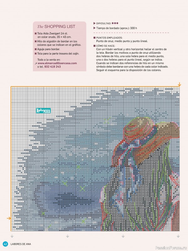 Коллекция вышивки в журнале «Labores de Ana №288 2024»