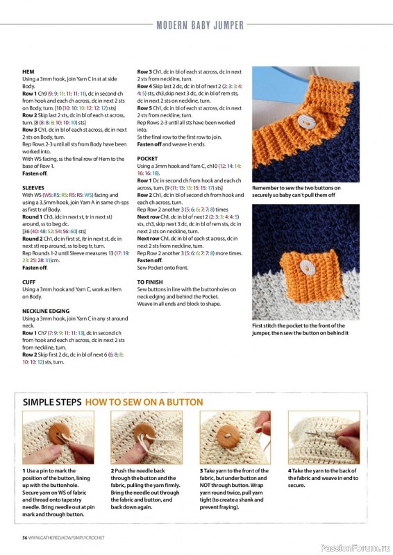 Вязаные проекты крючком в журнале «Simply Crochet №131 2022»