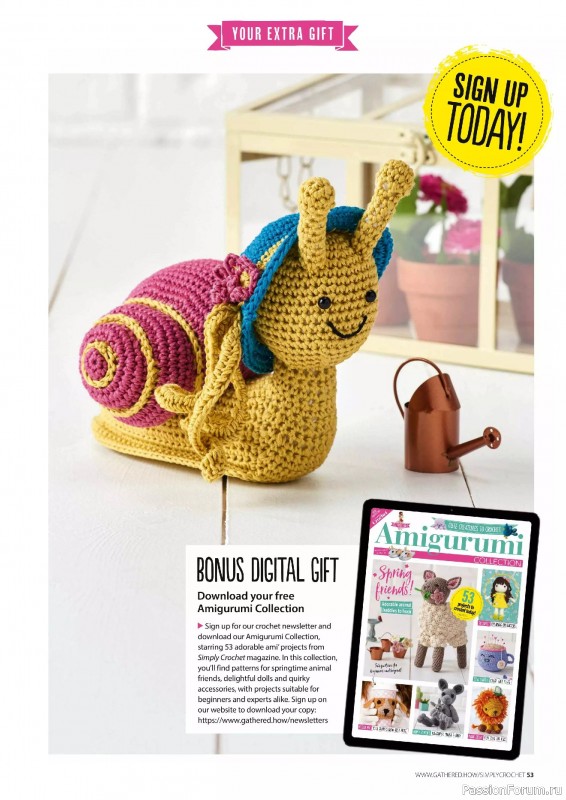 Вязаные проекты крючком в журнале «Simply Crochet №161 2025»