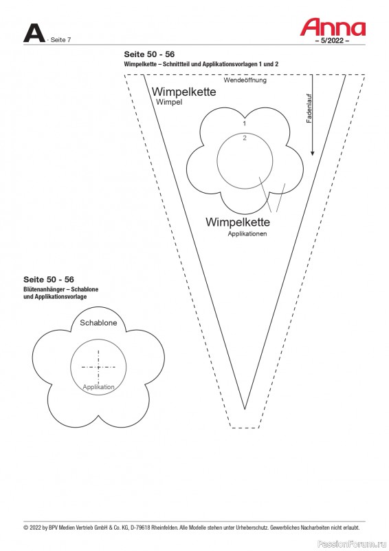 Коллекция проектов для рукодельниц в журнале «Anna №5 2022 Germany»