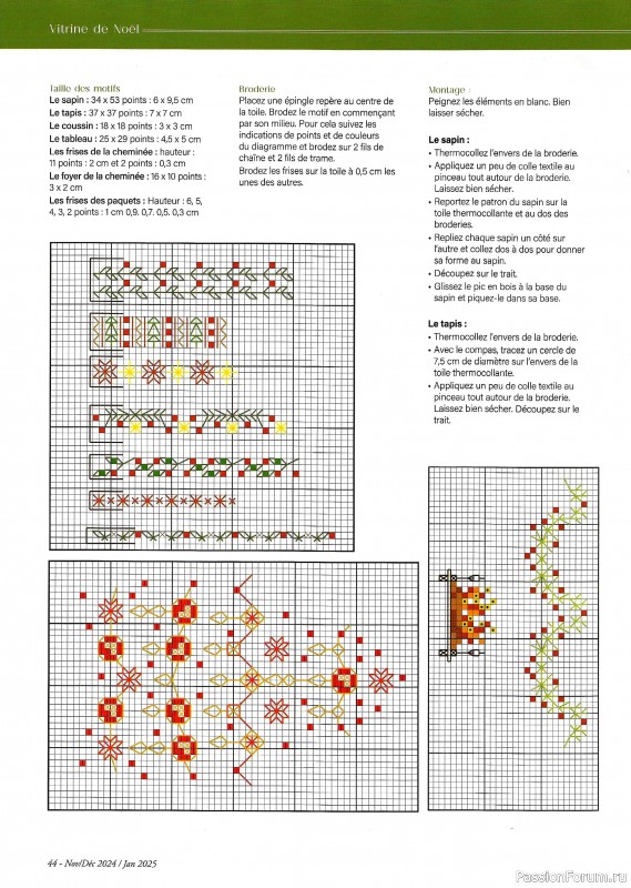 Коллекция вышивки в журнале «Creation point de croix №109 2024»