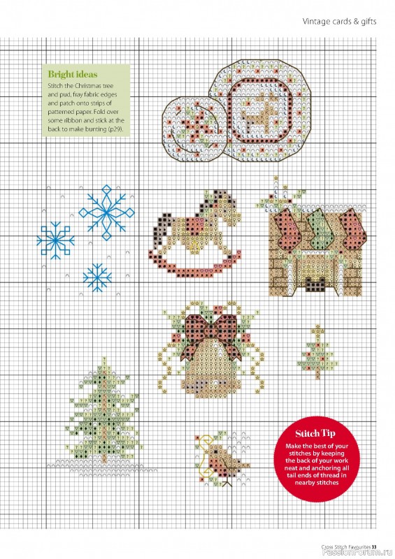 Коллекция вышивки в журнале «Cross Stitch Favourites - Christmas 2022»