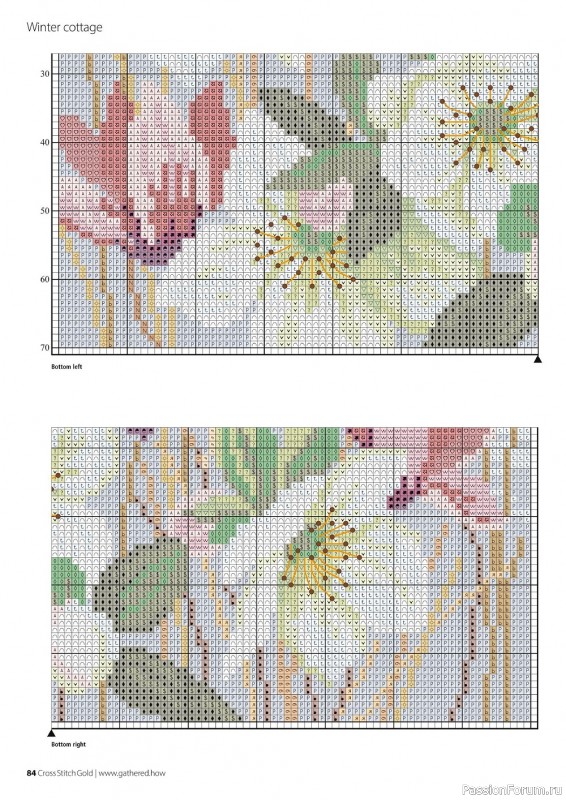 Коллекция вышивки в журнале «Cross Stitch Gold - Scenery Collection 2022»