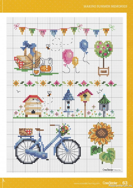 Коллекция вышивки в журнале «CrossStitcher №411 2024»