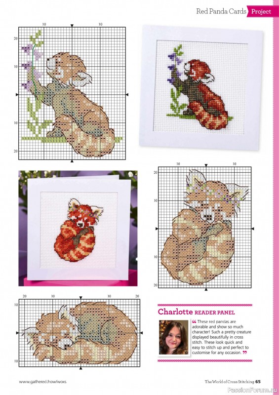 Коллекция вышивки в журнале «The World of Cross Stitching №355 2025»