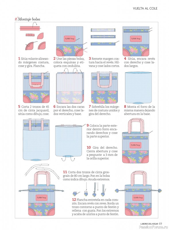 Коллекция проектов для рукодельниц в журнале «Labores del hogar №777 2024»