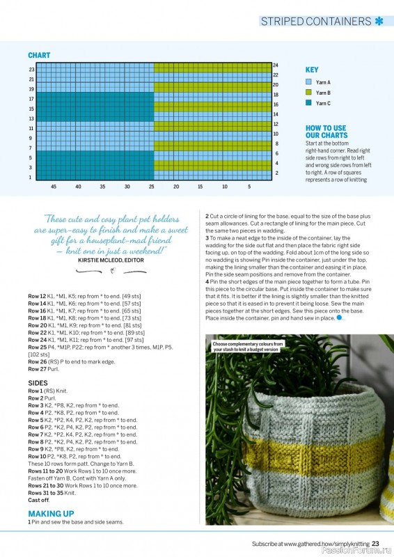 Вязаные модели в журнале «Simply Knitting №225 2022»