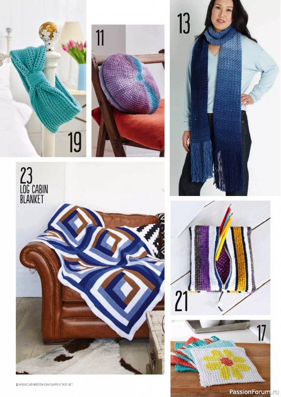 Вязаные проекты крючком в журнале «Simply Crochet №161 2025»