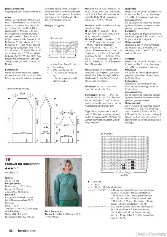 Вязаные модели в журнале «Burda Stricken №5 2021»
