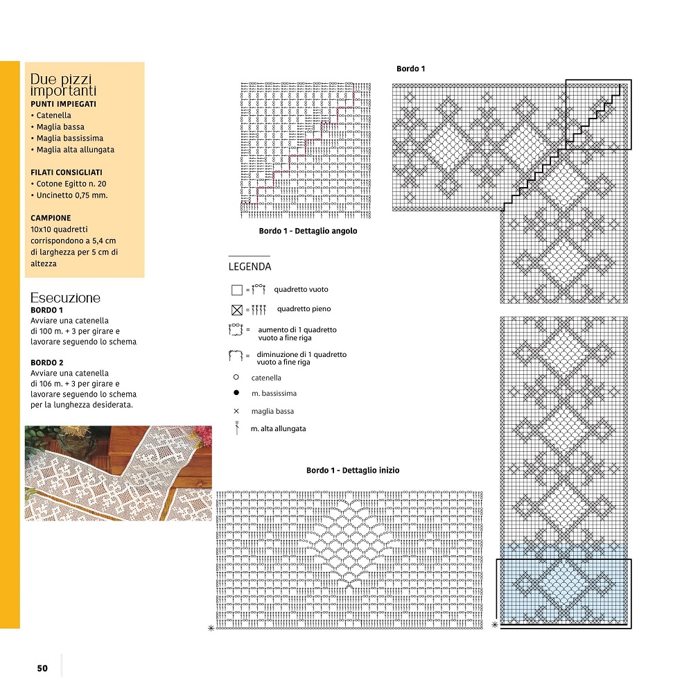 Журнал "Uncinetto Manuale Filet" №4 2021