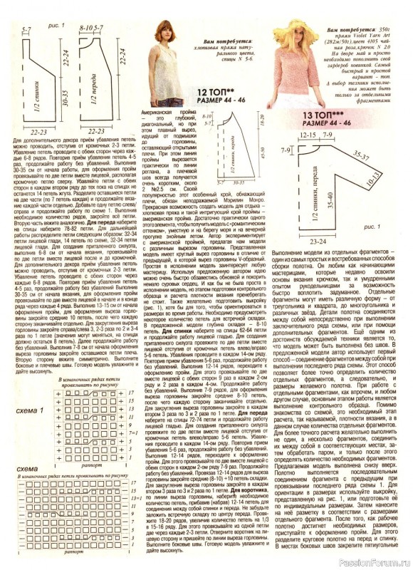 Авторские модели в издании «Журнал Мод. Вязание №639 2022»