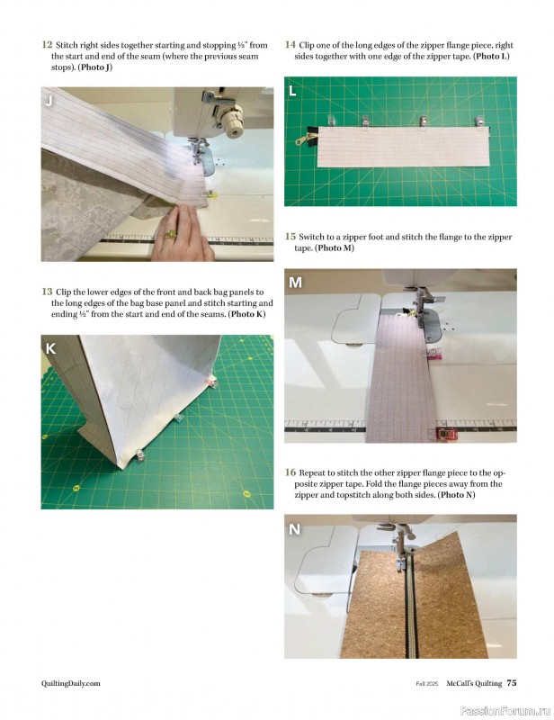 Коллекция проектов для рукодельниц в журнале «McCall's Quilting - Fall 2025»