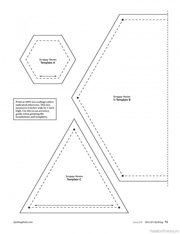 Коллекция проектов для рукодельниц в журнале «McCalls Quilting - Spring 2025»