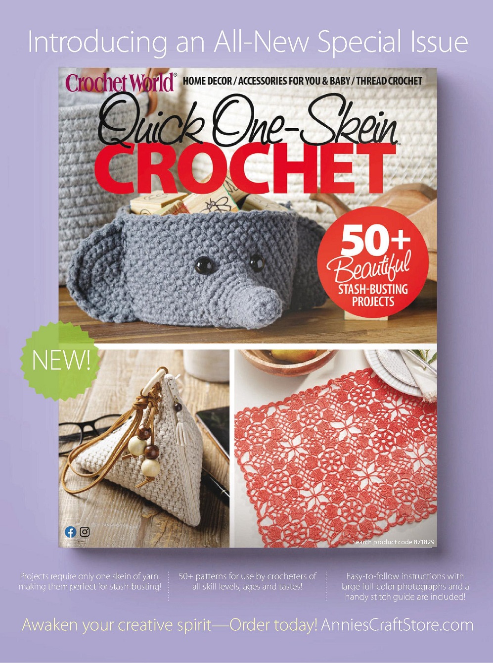 Вязание для всей семьи в журнале «Crochet World – April 2022»