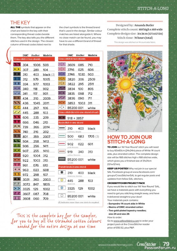 Коллекция вышивки в журнале «CrossStitcher №424 2025»