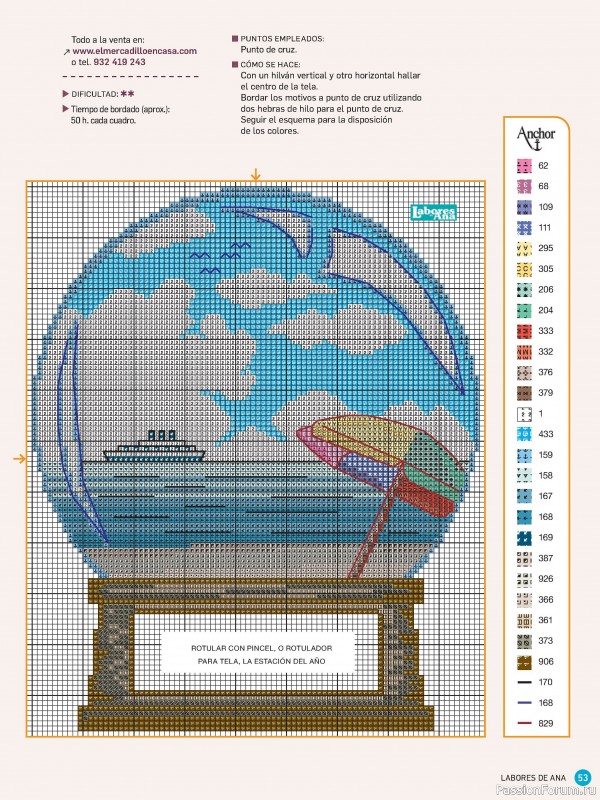 Коллекция вышивки в журнале «Labores de Ana №288 2024»