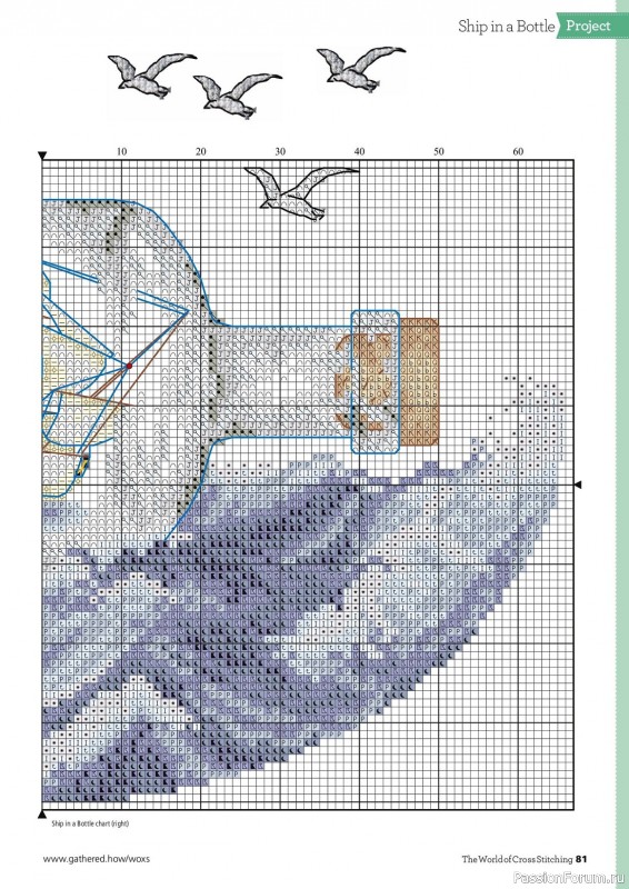 Коллекция вышивки в журнале «The World of Cross Stitching №335 2023»