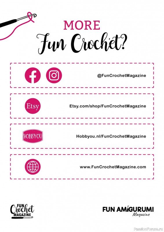 Вязаные проекты крючком в журнале «Fun Crochet Magazine №16 2024»