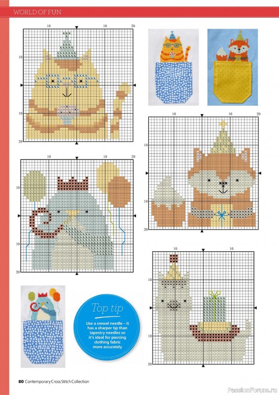 Коллекция вышивки в журнале «Contemporary Cross Stitch Collection 2022»