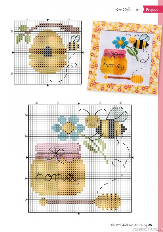 Коллекция вышивки в журнале «The World of Cross Stitching №341 2023»