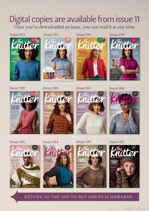 Вязаные проекты спицами в журнале «The Knitter №98 2024»