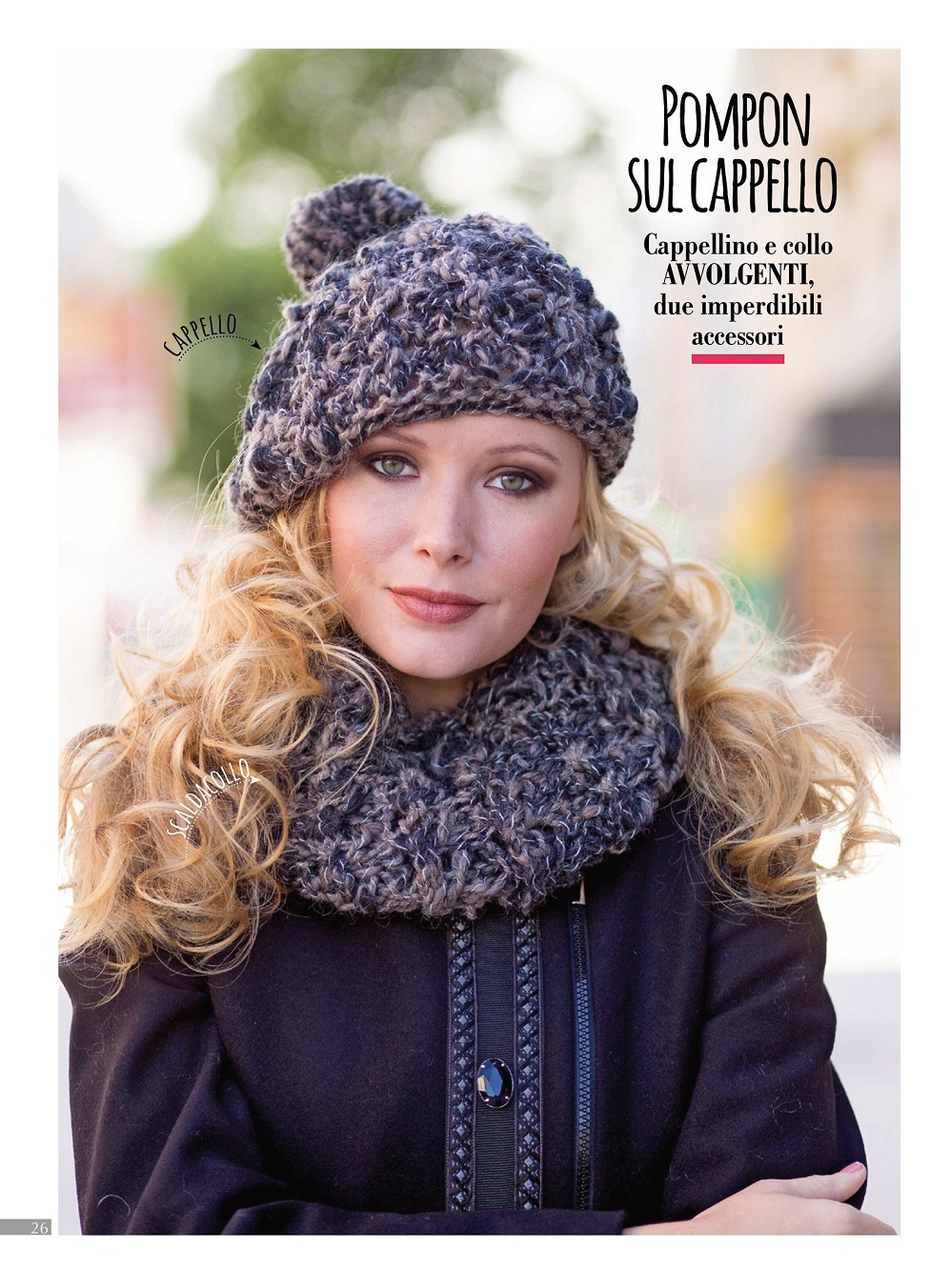 Женские модели спицами для весны и лето. "Piu Maglia Cappelli - Accessori" №3 2021