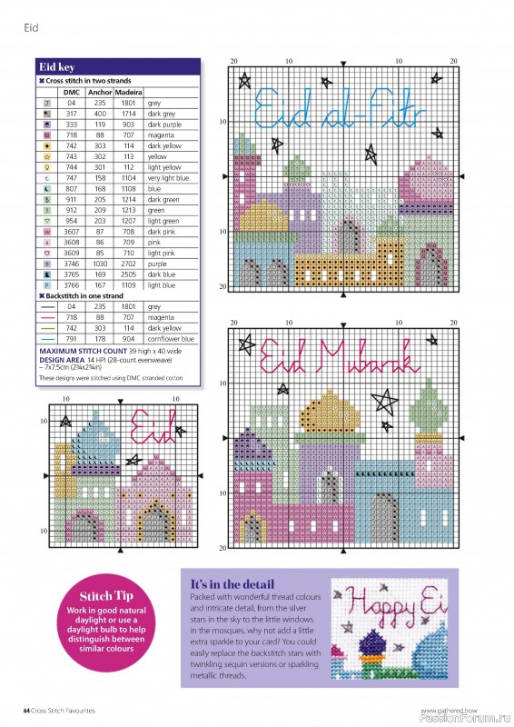 Коллекция вышивки в журнале «Cross Stitch Favourites - The Cards 2024»