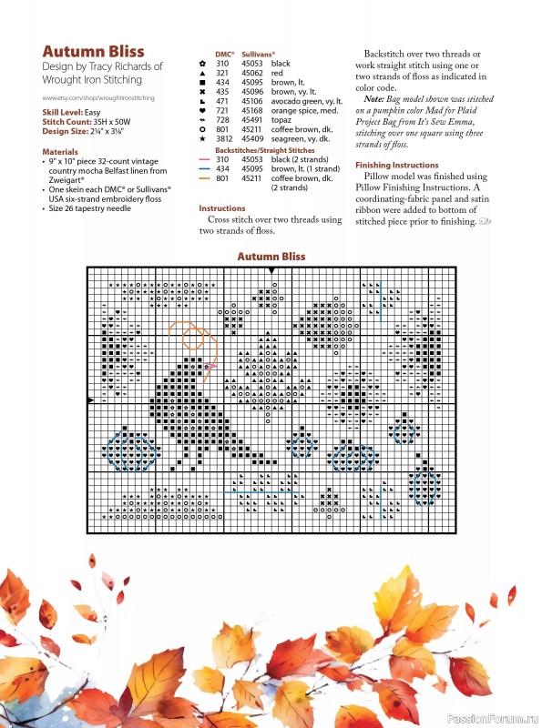 Коллекция вышивки в журнале «Just CrossStitch - Autumn 2024»