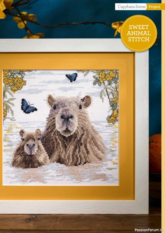 Коллекция вышивки в журнале «The World of Cross Stitching №358 2025»