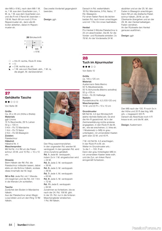 Вязаные модели в журнале «Burda Stricken №1 2022»
