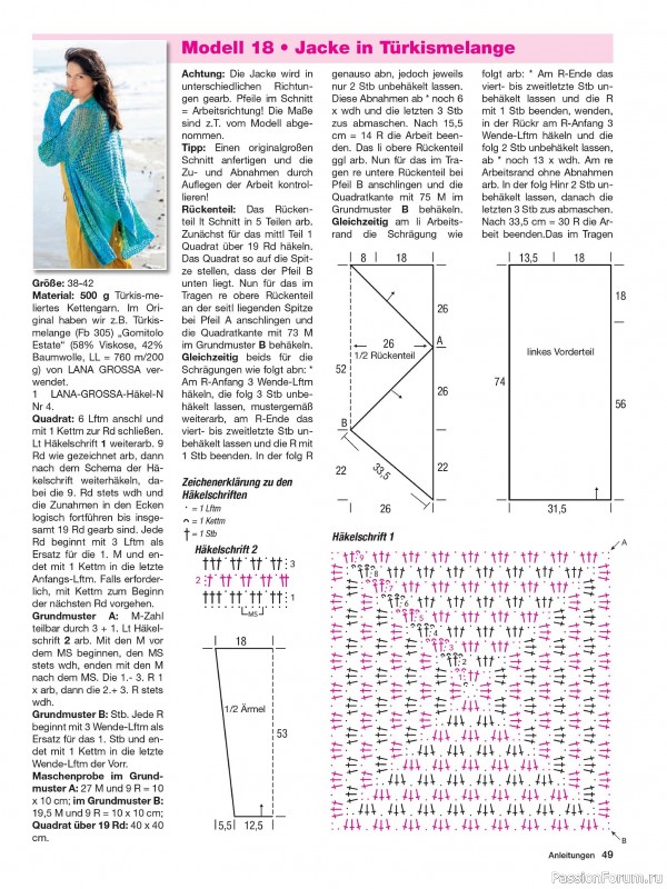 Вязаные модели в журнале «Maschentrends №1 2025»