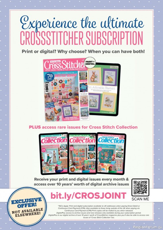 Коллекция вышивки в журнале «CrossStitcher №420 2025»