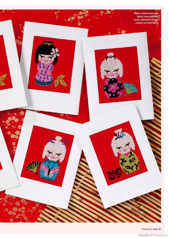 Коллекция вышивки в журнале «Ultimate CrossStitch Cards №58 2025»