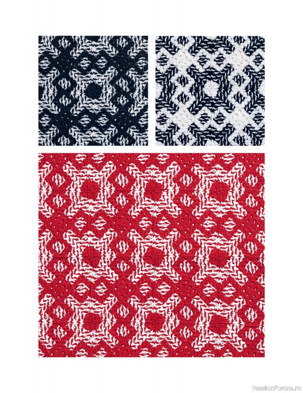 Вязаные проекты в книге «Crochet Squares»