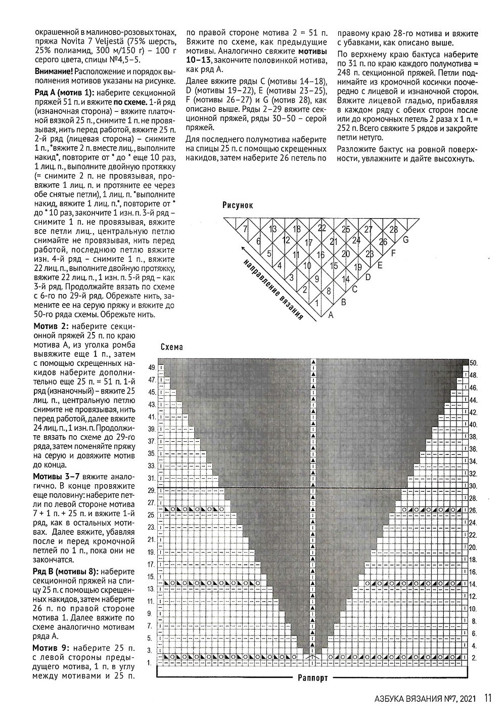Журнал "Азбука вязания" №7 2021