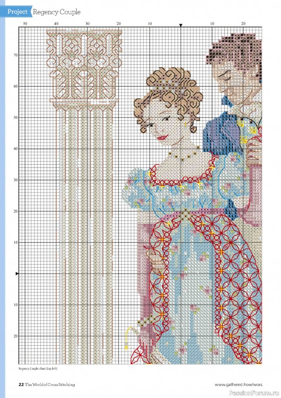 Коллекция вышивки в журнале «The World of Cross Stitching №355 2025»