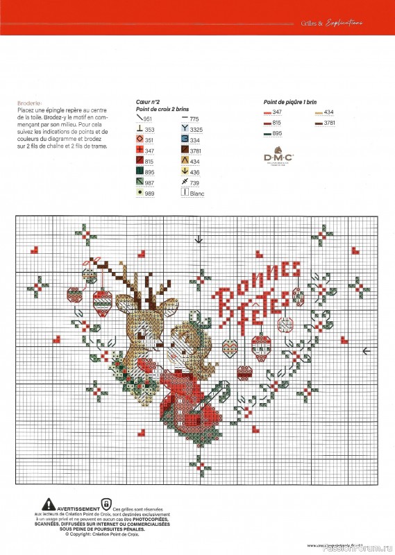 Коллекция вышивки в журнале «Creation point de croix №109 2024»