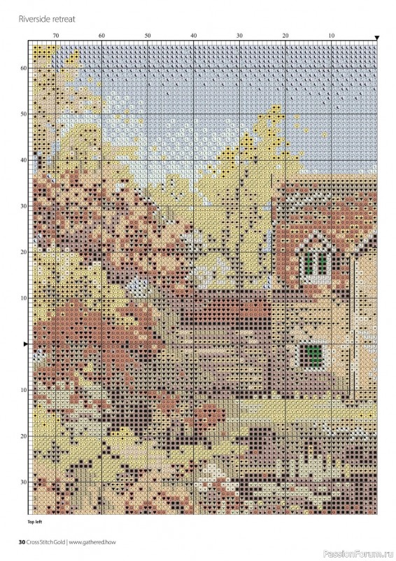 Коллекция вышивки в журнале «Cross Stitch Gold - Scenery Collection 2022»