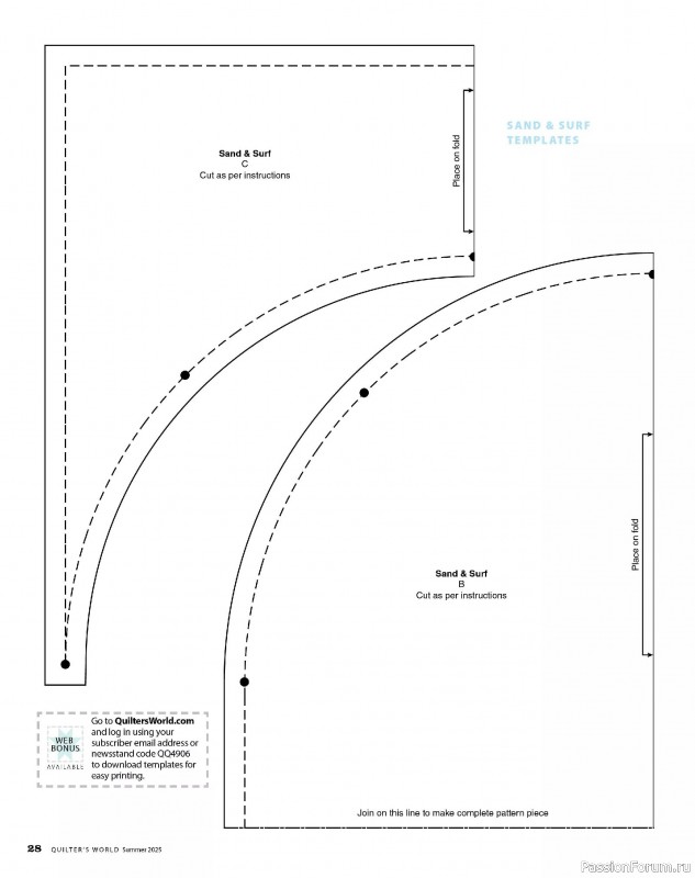Коллекция проектов для рукодельниц в журнале «Quilter’s World - Summer 2025»