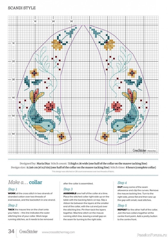 Коллекция вышивки в журнале «CrossStitcher №396 2023»