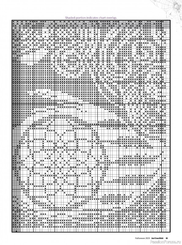 Коллекция вышивки в журнале «Just CrossStitch - Halloween 2025»