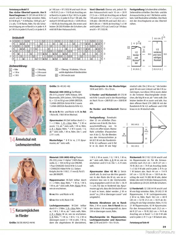 Вязаные модели в журнале «Sabrina German №2 2023»