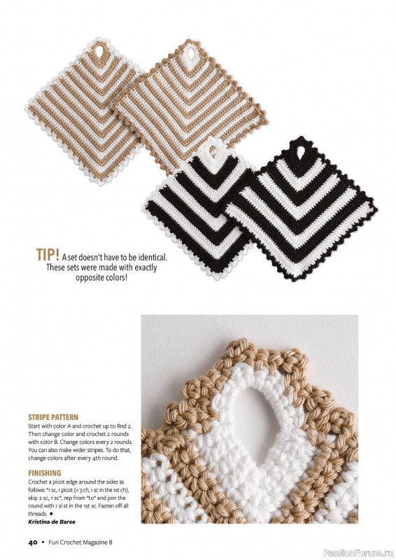 Вязаные проекты крючком в журнале «Fun Crochet Magazine №8 2022»