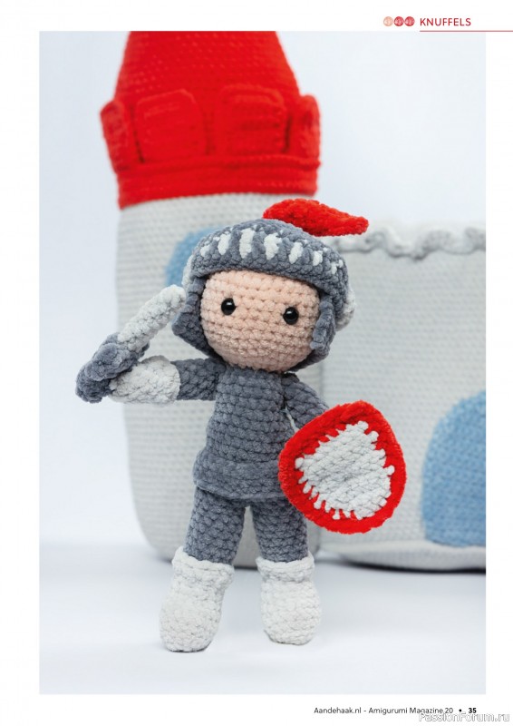 Вязаные проекты в журнале «Aan de Haak Amigurumi №20 2025»