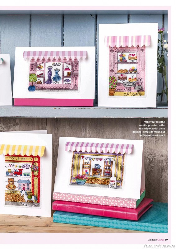 Коллекция вышивки в журнале «Ultimate CrossStitch Cards №58 2025»