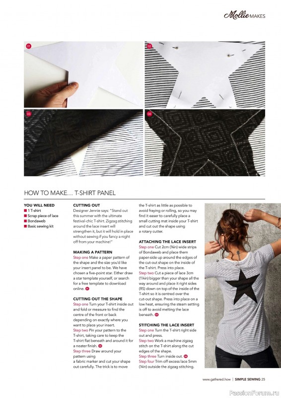 Коллекция проектов для рукодельниц в журнале «Mollie Makes - Simple Sewing 2025»
