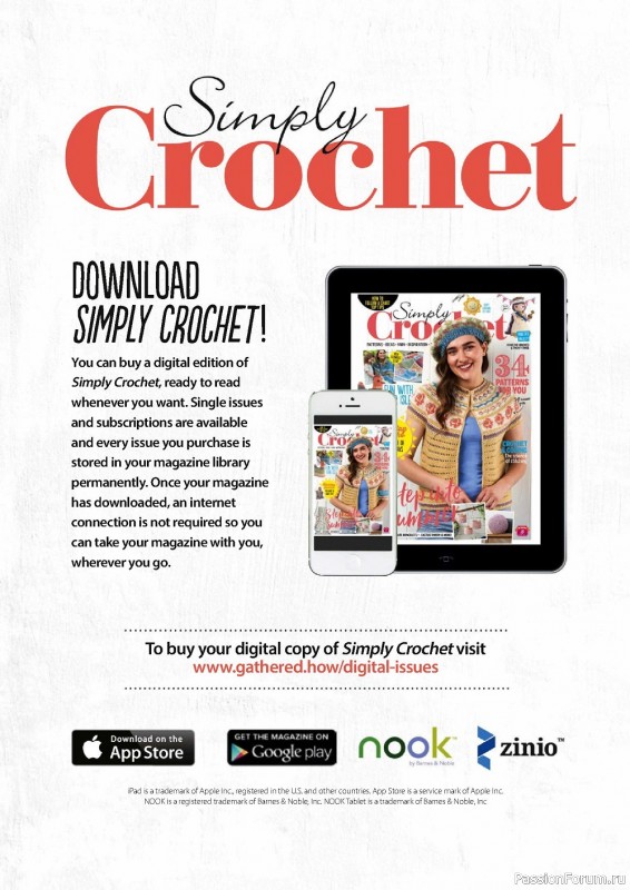 Вязаные модели крючком в журнале «Simply Crochet №124 2022»